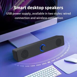 Long desktop dual speakers wired 1002, wireless Bluetooth 35