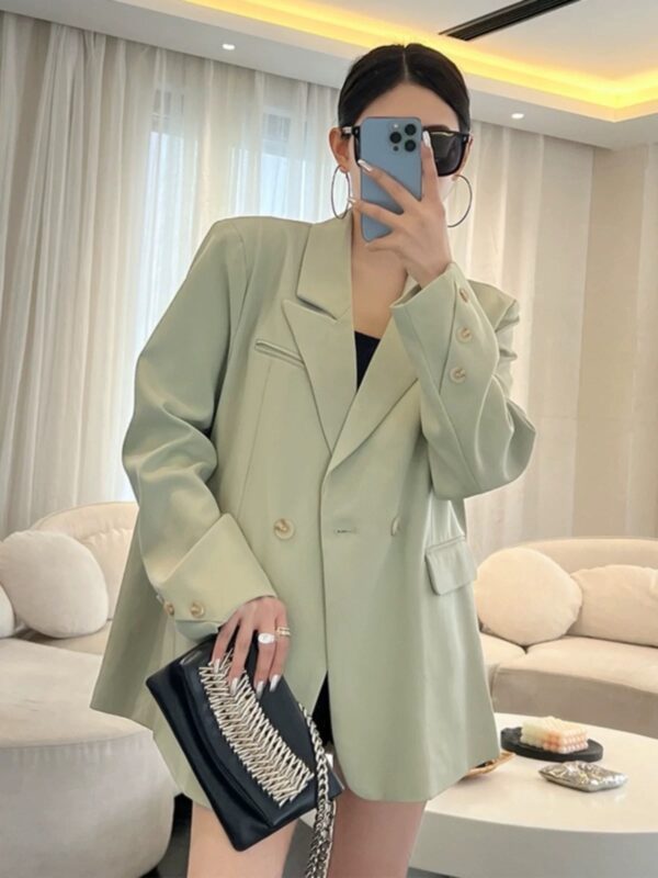 Women's Blazer Korean style 3-Button Sleeve