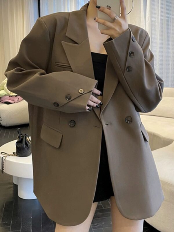 Women's Blazer Korean style 3-Button Sleeve